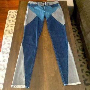 Patchwork Denimocracy size 27 jeans